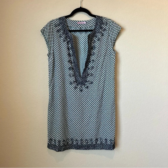 Calypso printed beaded Tunic - Picture 2 of 6